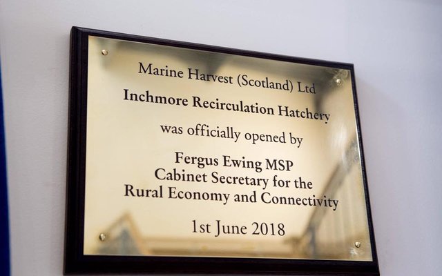 SCOTLAND - New salmon hatchery for Marine Harvest