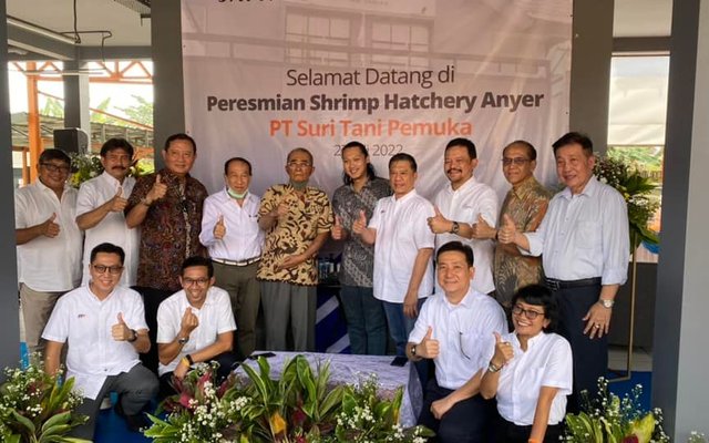 STP opens shrimp hatchery in Indonesia