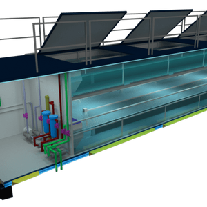 New plug and play farming technology for land-based shrimp farming