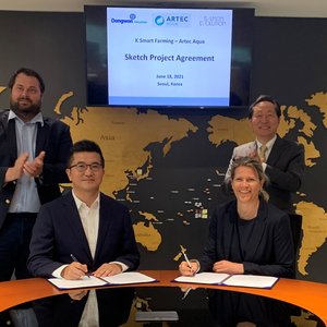 Artec Aqua inks deal for land-based salmon facility in South Korea