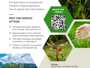 Join international conference for sustainable tropical agriculture