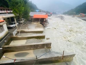 Trout hatchery and farms destroyed by floods in Pakistan