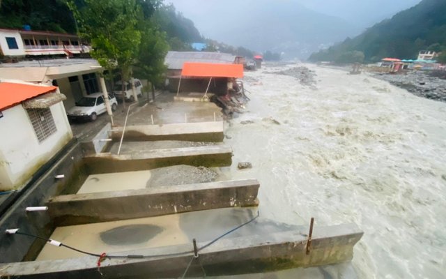 Trout hatchery and farms destroyed by floods in Pakistan