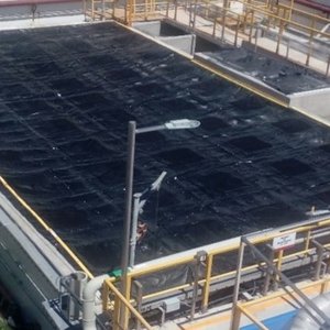 Geomembrane solutions for odor elimination in aquaculture farms