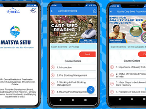 India introduces mobile app for aquafarmer training
