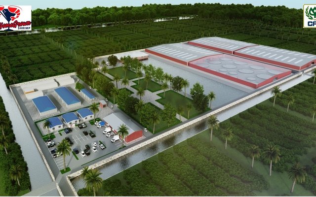 CPF builds shrimp 5.0 farm in the USA